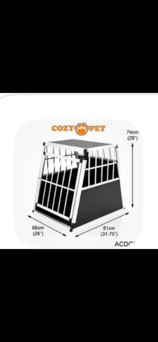 Car dog cage aluminium cozy - car,