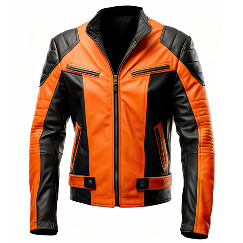 Men orange black - men’s,