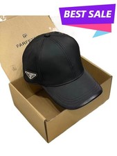 PRADA Black Baseball Cap