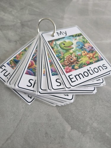 Emotions flash cards autism - flash,