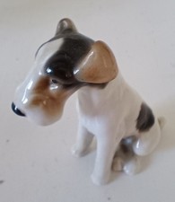 Vintage Porcelain Fox Terrier