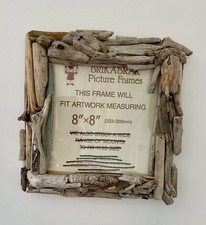 Driftwood Picture Photo Frame made with Driftwood Hanging Frame Local Devon Art