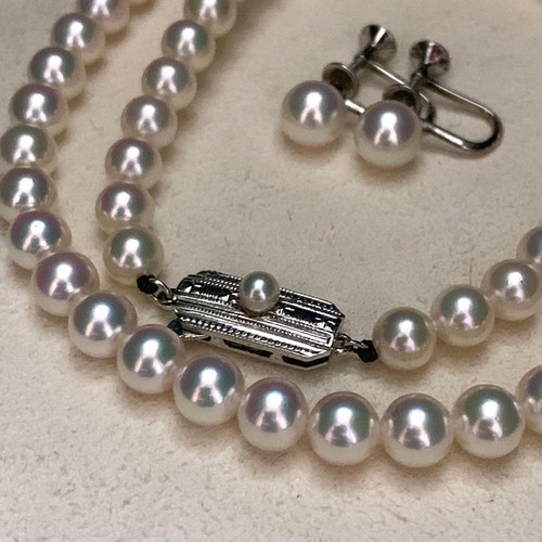 Mikimoto akoya pearl necklace - mikimoto,