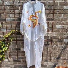 Vintage 90s White Silk