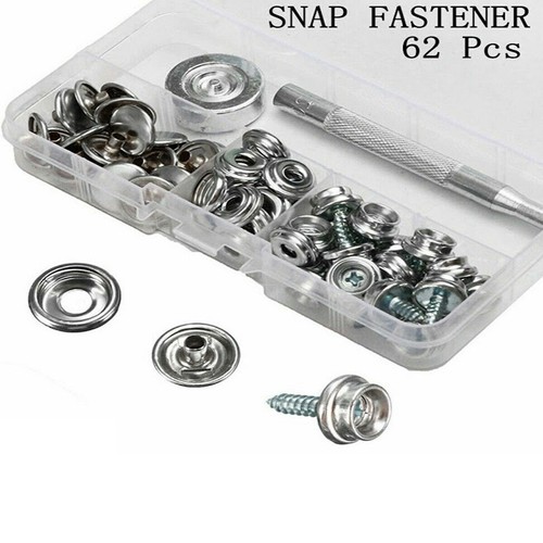 62x 15mm boat cover press - 62x, stud