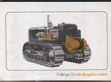 Challenger 33 Crawler Tractor with the Boughton Winch Brochure Leaflet