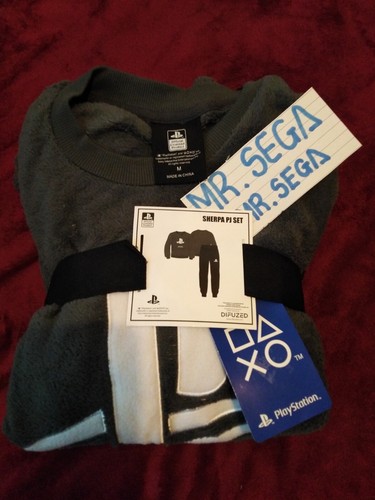 Playstation pyjama set grey - playstation,