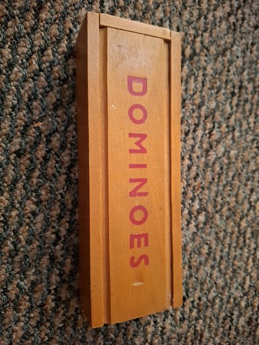Vintage dominoes set with - vintage,