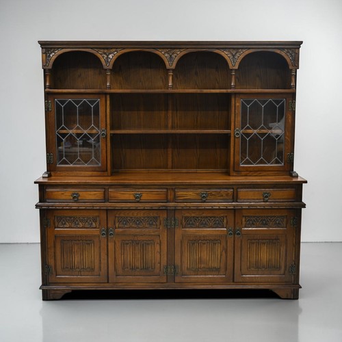 Old charm oak dresser - dresser, light