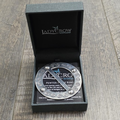 Ladycrow scarf ring - ladycrow, w/