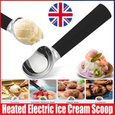 Heated Electric Ice Cream Scoop USB Rechargeable Heats to 158°F  Waterproof UK