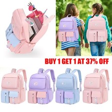 Children Kids School Bags Girls Primary School Backpack Schoolbag Waterproof UK