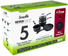 Scoville Expert Neverstick+ 4+1 Piece Cookware Set - Non-Stick Pans Set