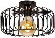 Black metal ceiling lighting - black,