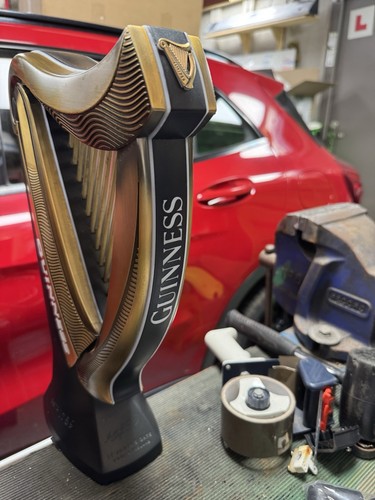 Guinness harp light - light, up