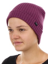 O'Neill Beanie Knit Hat Winter Hat Purple Chamonix Rib Knit Warm
