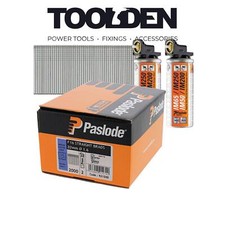 Paslode 921588 F16 1.6mm x 32mm Galvanised Straight Brad Nails (2000 Pack & 2 Fu