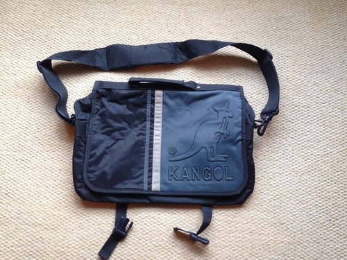 Kangol messenger bag blue and - bag,,
