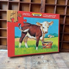 Vintage Wooden Jigsaw Puzzle