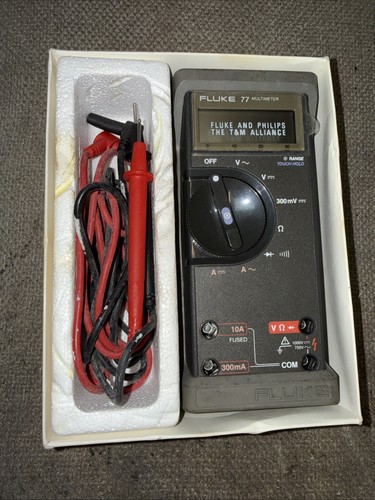 Old fluke multimeter with - old,