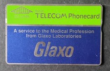 BT Phonecard  BTM 001  Glaxo  cat £30