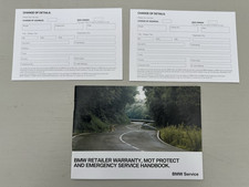 BMW RETAILER WARRANTY BOOKLET, MOT PROTECT AND EMERGENCY SERVICE HANDBOOK  