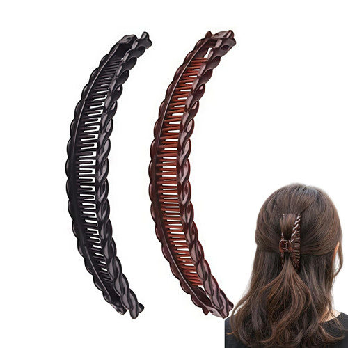 2pcs banana hair clips - 2pcs,