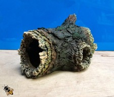 Aquarium Ornament Hollow Tree Log Tunnel Cave Fish Tank Decoration Swim Through
