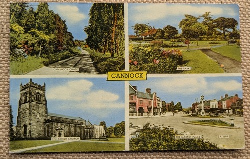 Cannock market place park - market,