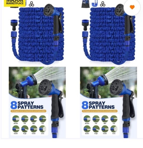 Expandable garden hose 100ft - garden,
