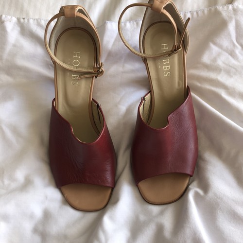Hobbs ladies leather burgundy - hobbs,