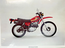 1979 Honda XL-250S Dealer press kit color photo original