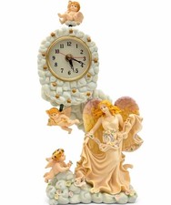 Vintage Cherub Mantel Clock