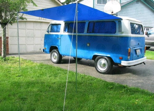 Blue sun canopy 260cm - blue, t25