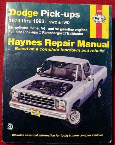 Dodge ramcharger trailduster - &,