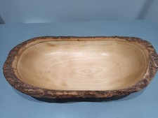 Handcrafted Wooden Tray / Bowl | Rustic Serving Dish Home Decor