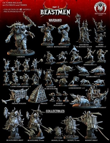Beastmen beastman army custom - beastmen,