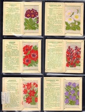 KENSITAS SILK FLOWERS 2nd SERIES SMALL SIZE - FULL ORIGINAL SET OF 40 FROM 1935