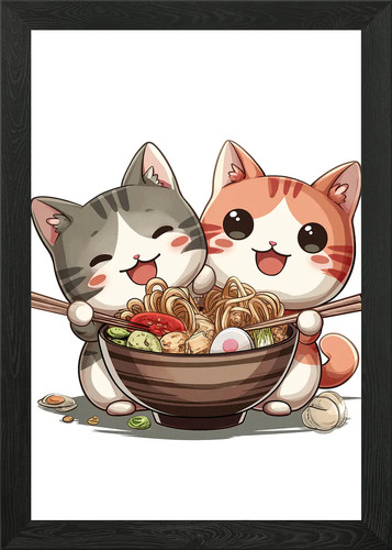 Cat ramen japanese - ramen, cute