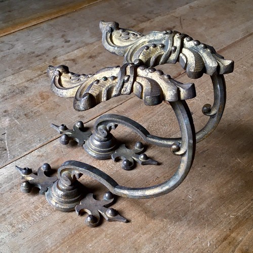 Large antique curtain tie - large,