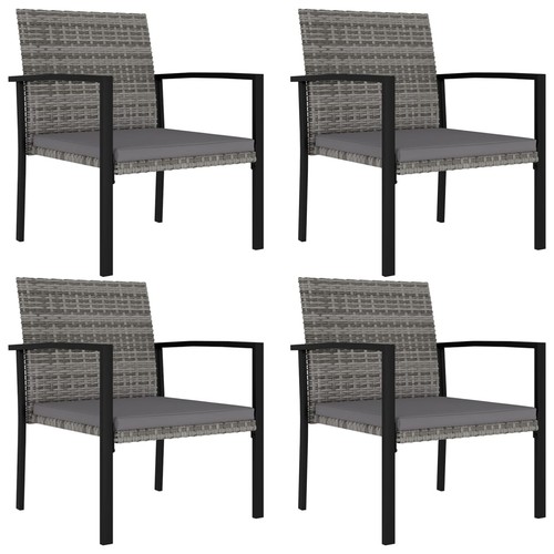 Garden dining chairs poly - 2/4x,