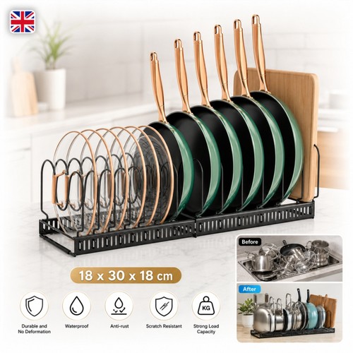 Pan pots lid organiser - organiser, storage