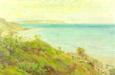 Albert Starling 1878-1922 Sandown Bay Isle of Wight Luccombe Chine Shanklin