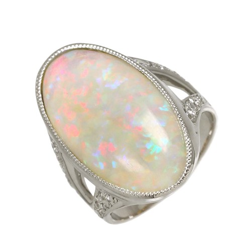 Opal diamond 272ct - opal, pt