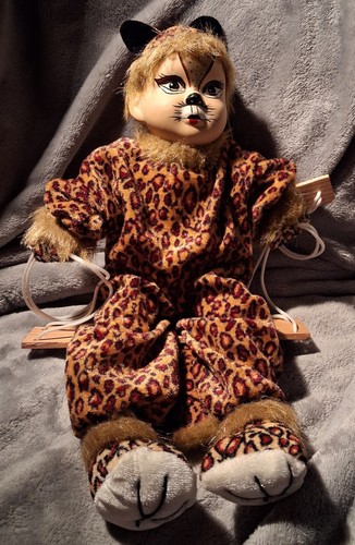 Porcelain doll clown leopard - doll,