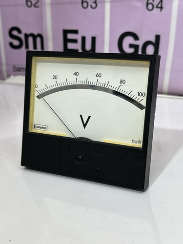 Vintage crompton voltmeter - crompton, dc