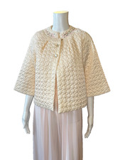 Barbizon Puff Bed Jacket Satin