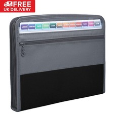 13 Pockets Zip Folder