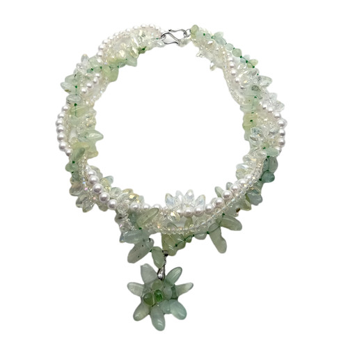 Rows natural prehnite - natural,