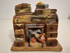 Discworld Clarecraft DW124 The Librarian Asleep - Original Box And Tent Card